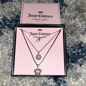 Juicy couture necklace trio